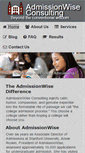 Mobile Screenshot of admissionwise.com